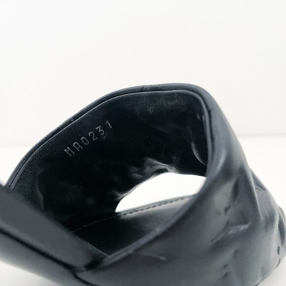 Louis Vuitton Revival Mule Monogram Yellow Heel Padded Heels Sandals - Picture 14 of 16